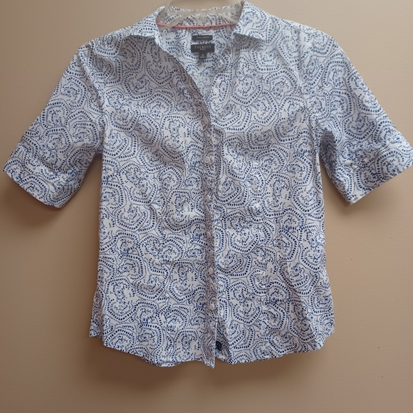 Talbots button down shirt - sz 2p - Picture 9 of 15
